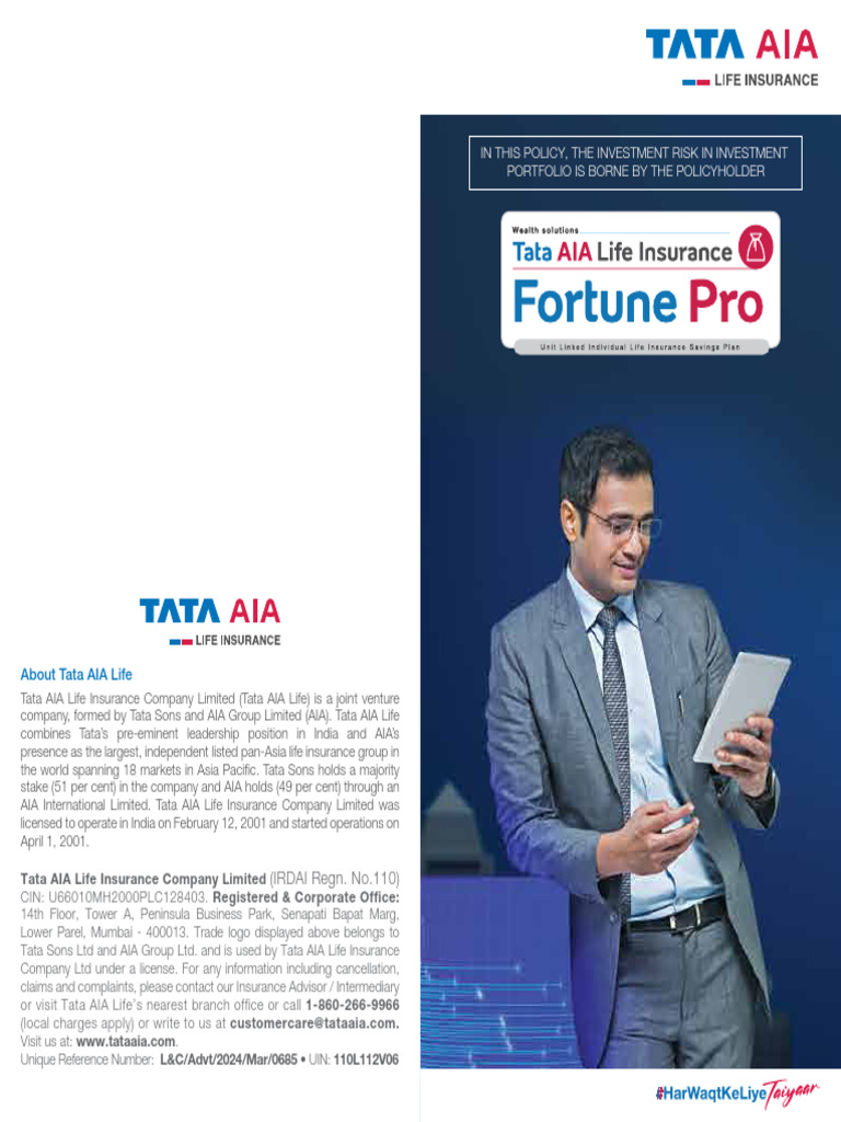 Fortune-Pro-V6-Brochure | PDF | Insurance | Life Insurance