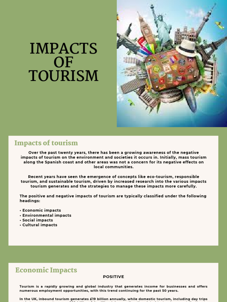 Impact Of Tourism Pdf Tourism Economies