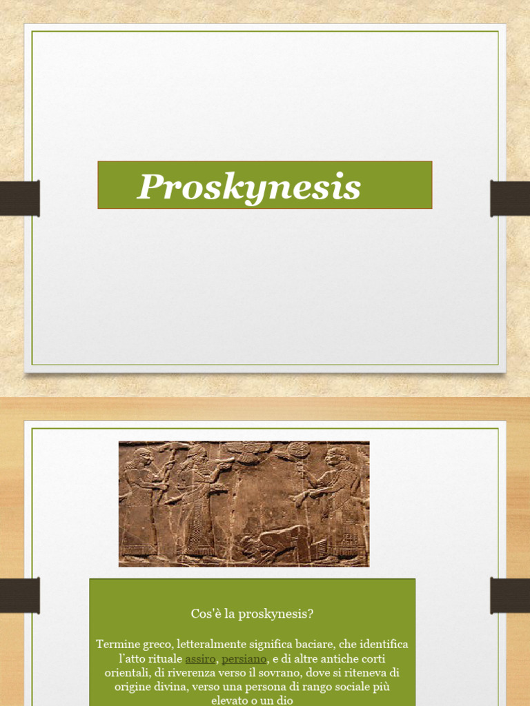Proskynesis | PDF