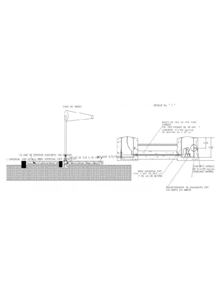 Detail Wind Sock Plan DWG File. 24072018120645 | PDF