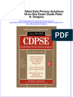 Free Download Cdpse Certified Data Privacy Solutions Engineer All in One Exam Guide Peter H Gregory Full Chapter PDF