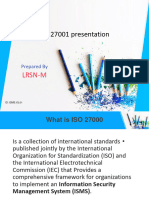 ISO 27001 Presentation