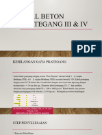 Soal Beton Prategang - III & IV