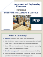 CH 04 Inventory Management & Control 12-08-2016 EC