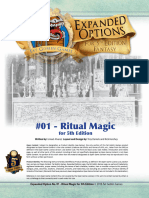 Expanded Options 01 - Occult Ritual Magic