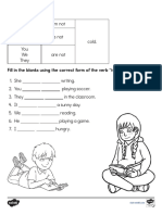 The Verb To Be Present Tense Activity Sheets Sayfalar 3