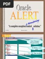 Oracle Alerts