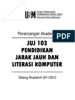 JUJ103 - PJJ & Literasi Komputer