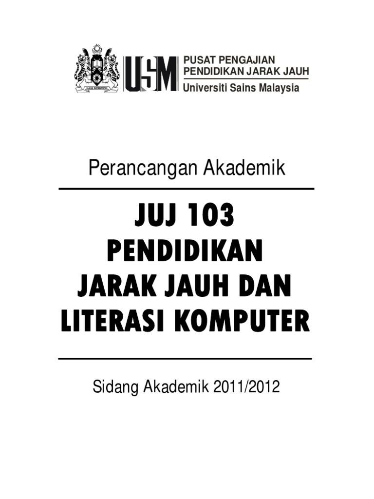 JUJ103 - PJJ & Literasi Komputer