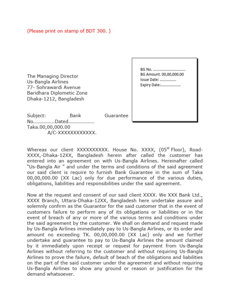 Bank Guarantee Cost Anz