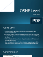 Cara Pengisian QSHE Level