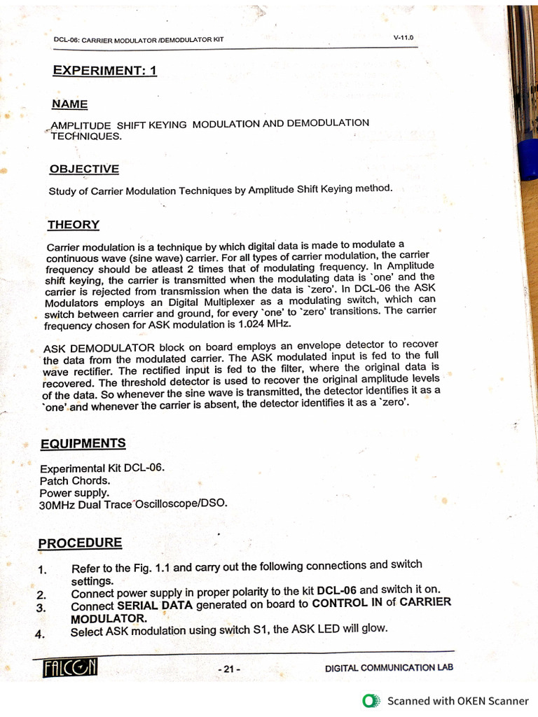 Ask Modulation | PDF