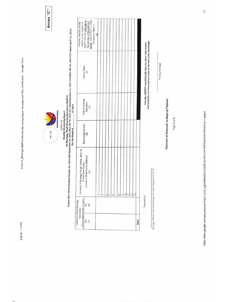 Proof of service pdf