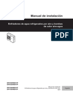 EWAQ006-008BVP, EWYQ006-008BVP - 4PES478610-1 - 2017 - 02 - Installation Manual - Spanish