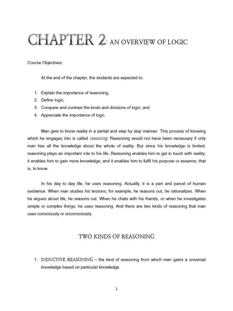 Overview of Logic and Reasoning Concepts | PDF | Logic | Argument