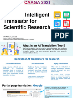 AI Translator For Scientific Research