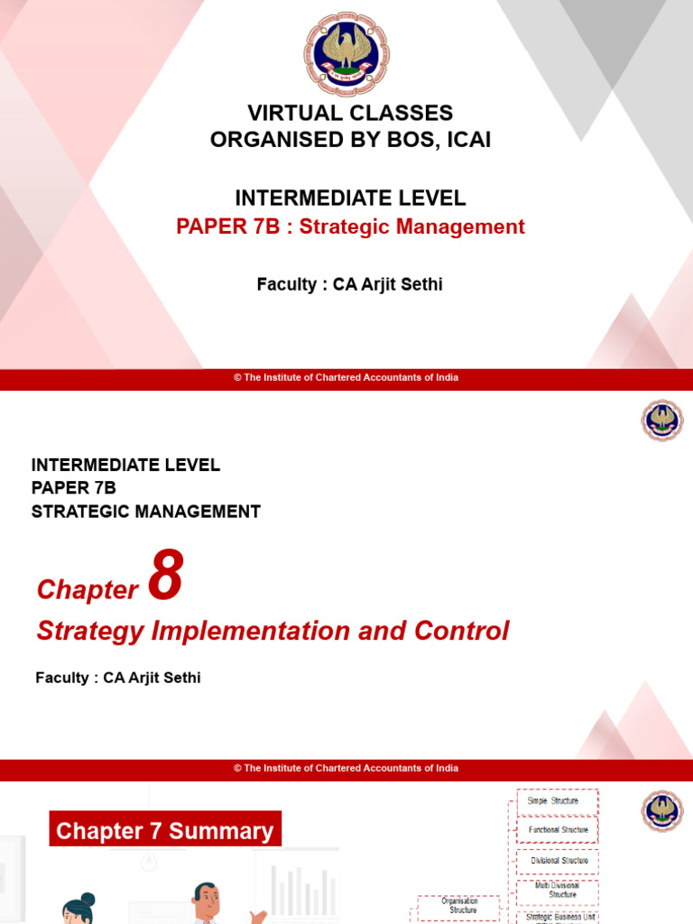 Icai PPT SM Intermediate CH8 Arjit Sethi | PDF | Business Process ...