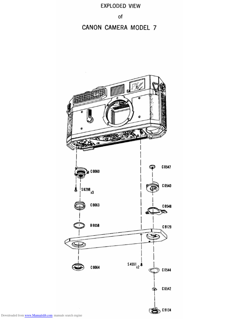 Canon model 7 repair manual pdf
