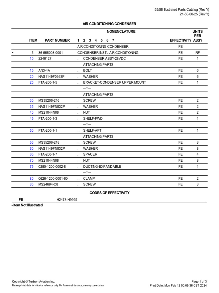 21-50-00-25 Air Conditioning Condenser | PDF | Metalworking