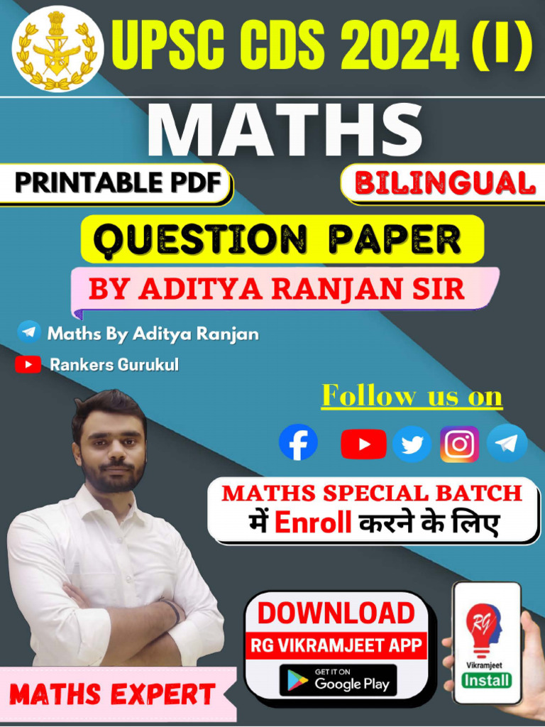 Upsc cds 2024 i question paper 1 100 final 1 pdf