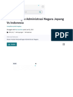 Perbandingan Administrasi Negara Jepang Vs Indonesia - PDF