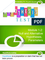 W1 2 Hypothesis Testingpopulation MeanNQ