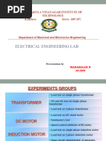 Electrical Engineering Lab PPT For Review