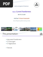 SEE716 - Seminar Week 5 - Current Transformer