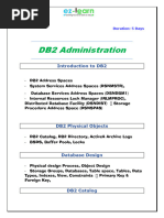DB2 LUW DBA Training Overview | PDF | Ibm Db2 | Databases