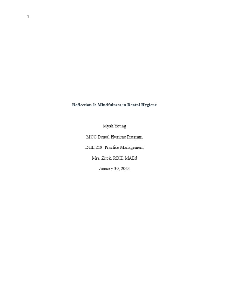 reflection-1-mindfulness-in-dental-hygiene-pdf-mindfulness-self