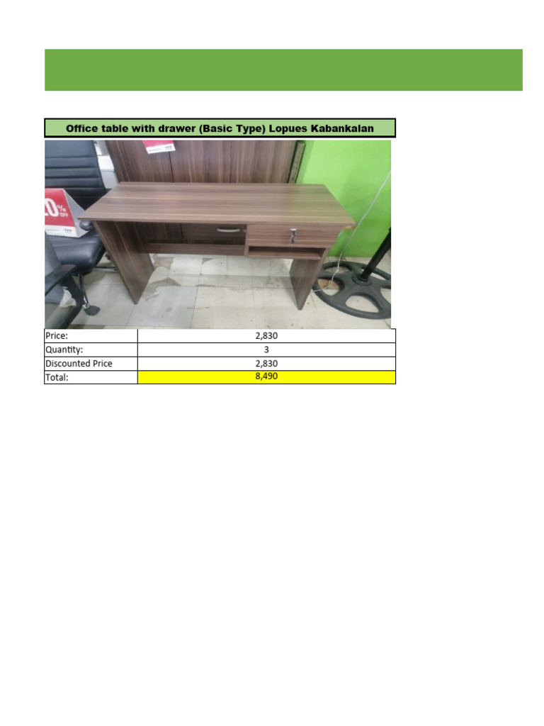 Office Tables for Sale in Kabankalan | PDF | Home & Garden | Science ...