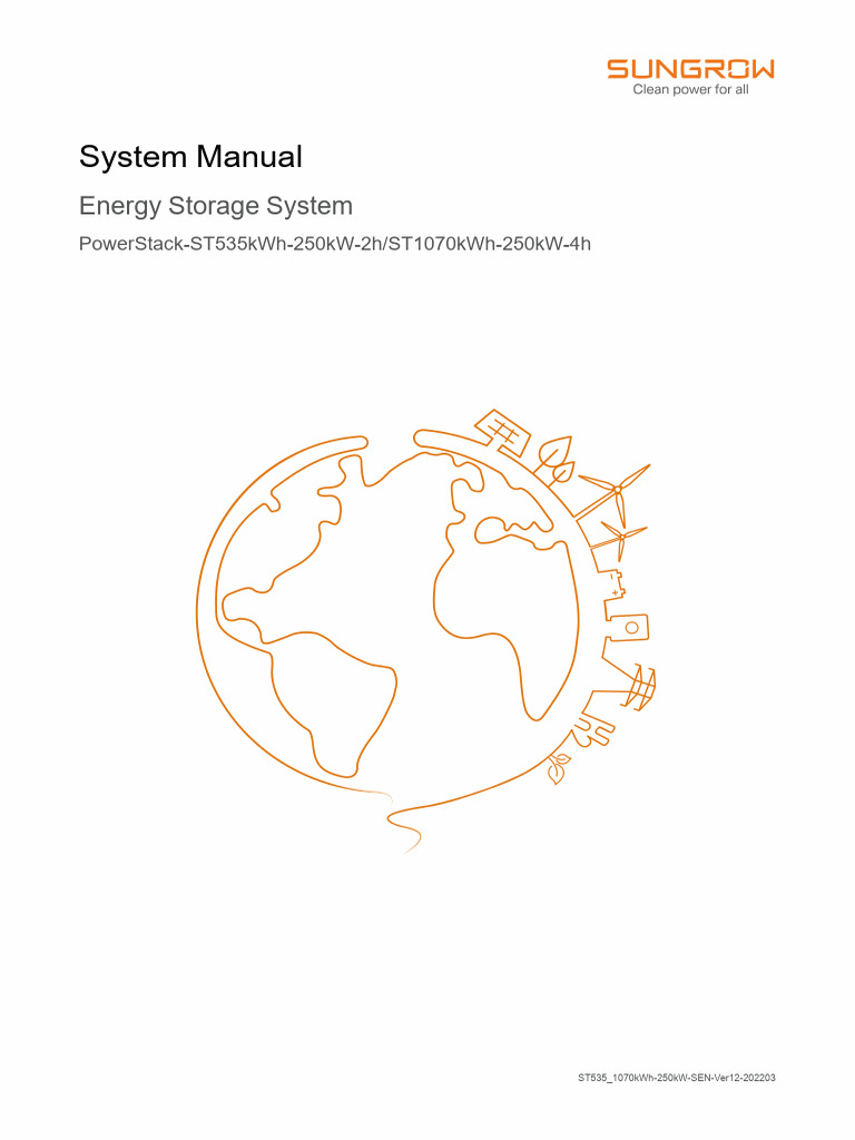 PowerStack Energy Storage System Manual | PDF | Power Supply ...