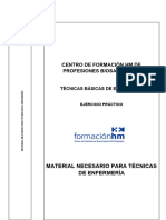 Centro de Formación HM de Profesiones Biosanitarias: Material Necesario para Técnicas de Enfermería