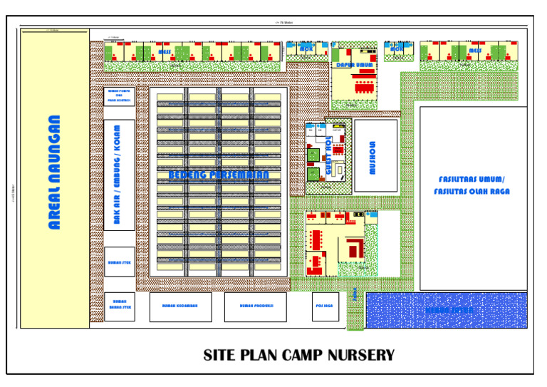 Rencana Layout Persemaian Tanaman | PDF
