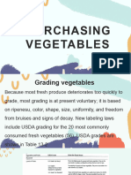 Purchasing Vegetables Group 21