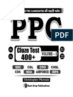 PPC VOl 3 (Cloze Test) @SolomonBhai