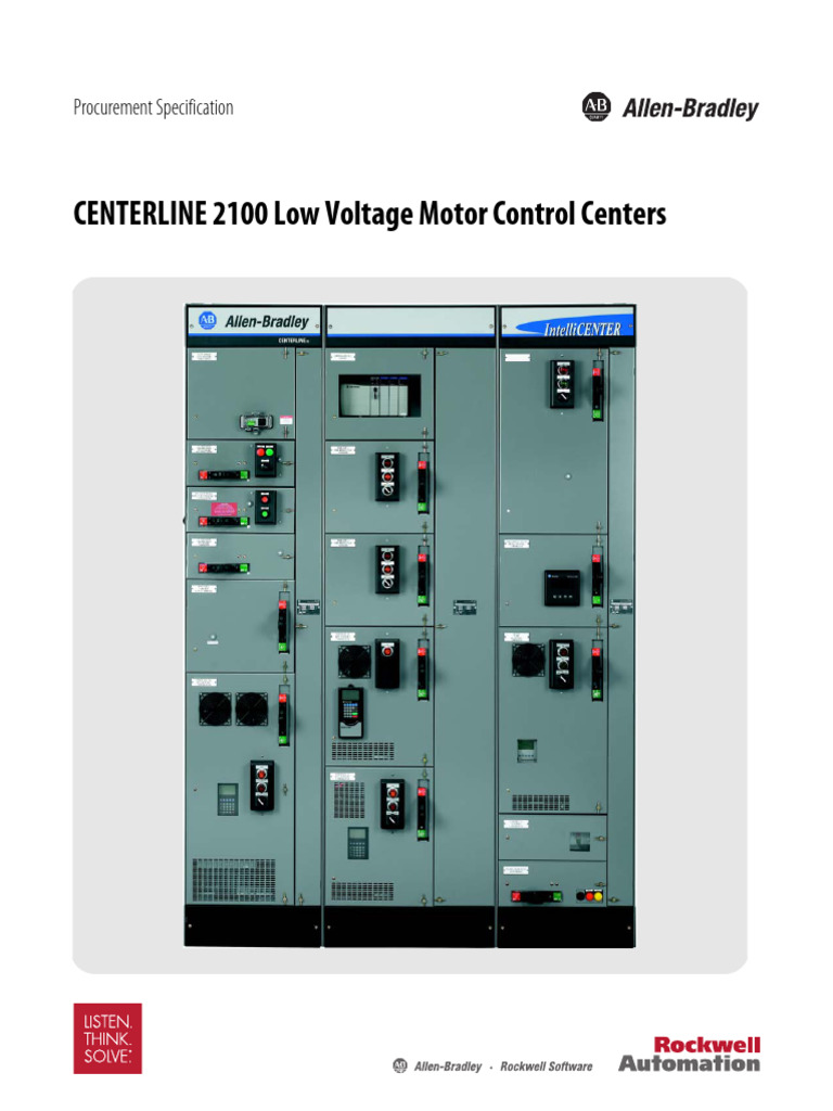 MCC - 2100 sr012 - en P | PDF | Fuse (Electrical) | Switch