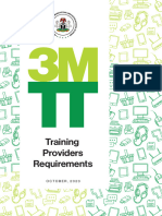 3MTT Training Providers Requirements
