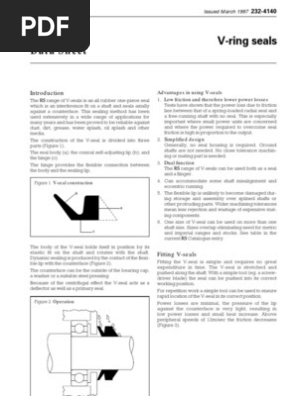 V Ring Seal Pdf