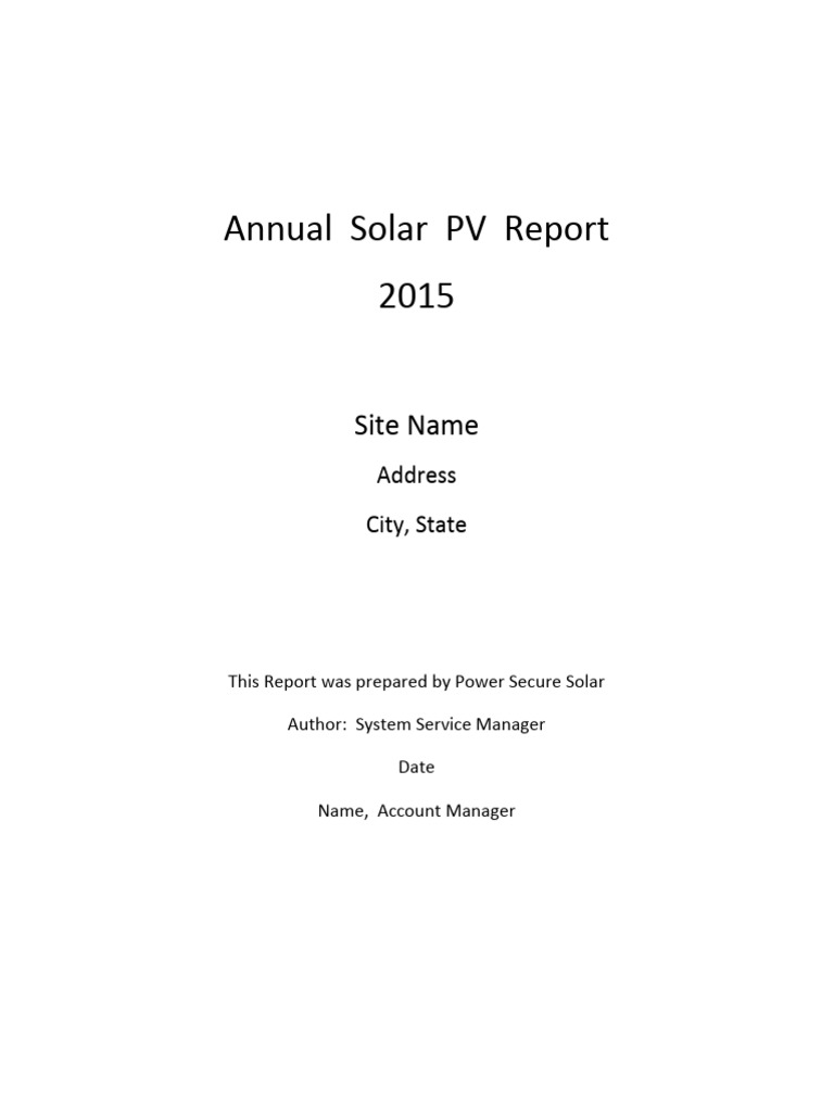 Attachment f sample report om annual report template pdf renewable