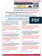 TIME AND WORK CGL 2023 TIER 1 Selected Questions RBE Compressed