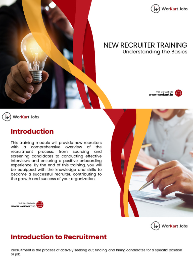 New Recruiter Training | PDF | Recruitment | Employee Retention
