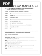 Prep 3 Revision Sheets 2024 (A. L.)