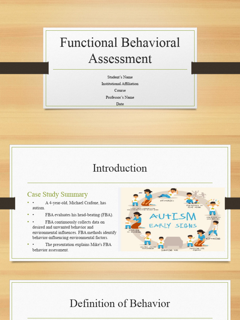 Functional Behavioral Services