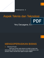 Aspek Teknis Dan Teknologi - Pertemuan Ke 5