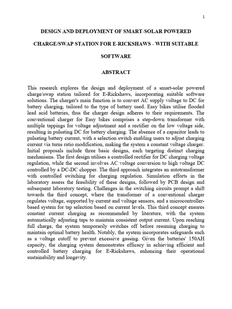 design-and-deployment-of-smart-solar-powered-charge-swap-station-for-e