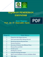 Sejarah Pemikiran Ekonomi-Prof. Dr. Zamruddin Hasid, S.e., S.U