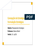 08 Debora Miceli - Planejamento Estrategico - Concepcao Da Estrategia e Formulacao Estrategica