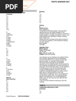 BP - B1 - Tests - Answer Key