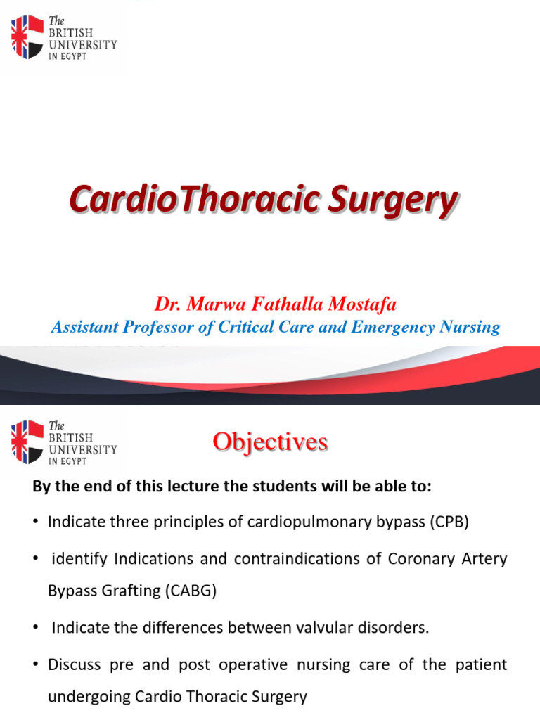 Cardiothoracic surgery visual data 2